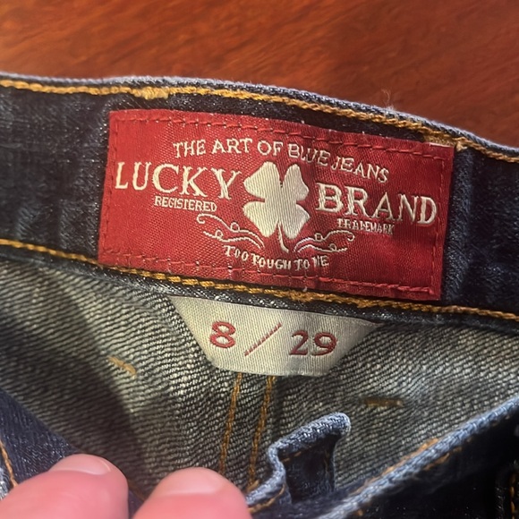 “Lucky Brand” “Abby Short” denim 8/29 - Picture 6 of 8